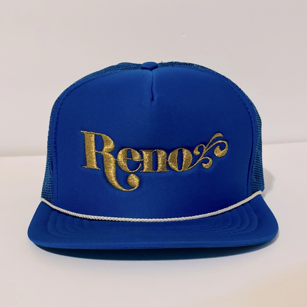 Vintage 90's Reno Snapback Trucker Hat